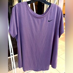 Nike Women's Short Sleeve Tee in Purple